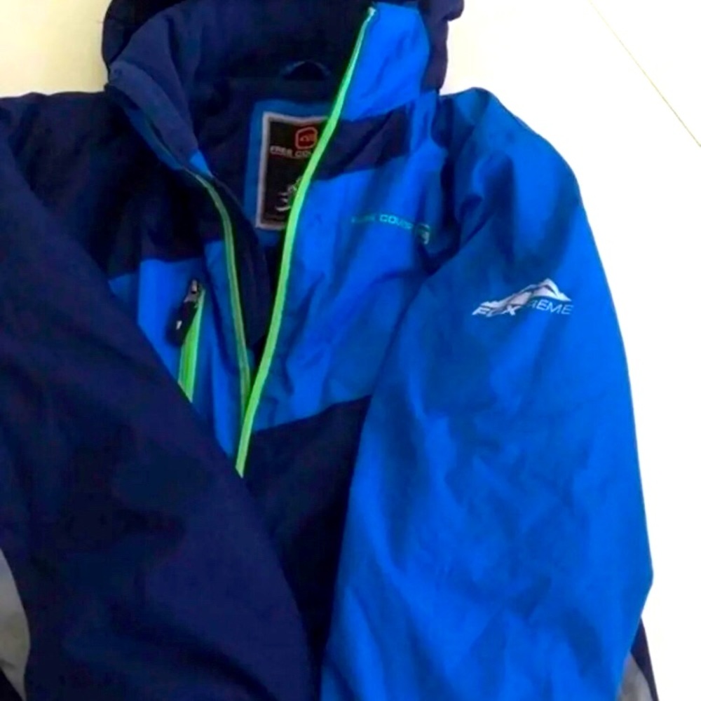 Jacket Blue for kids 10-12 size wind breaker Free Country